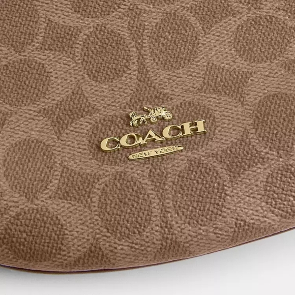 New! Coach Mini Payton BagIn Signature Canvas - Picture 6 of 8